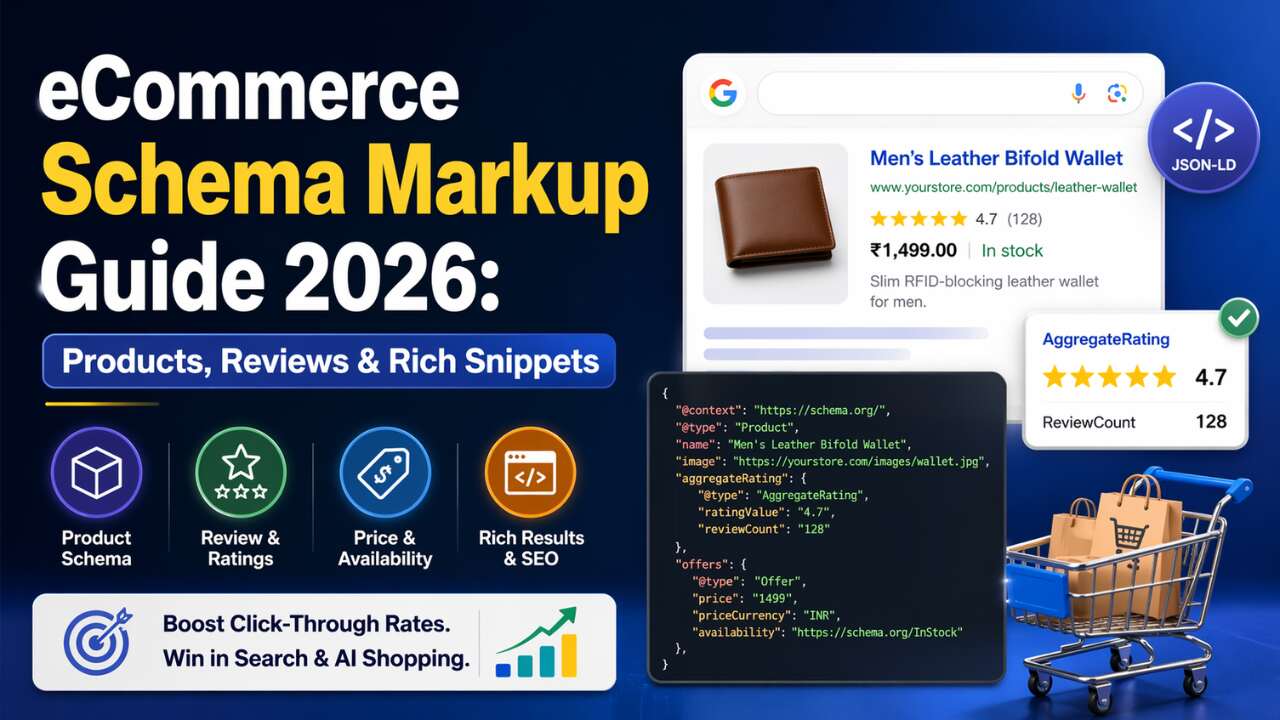 schema markup ecommerce 2026