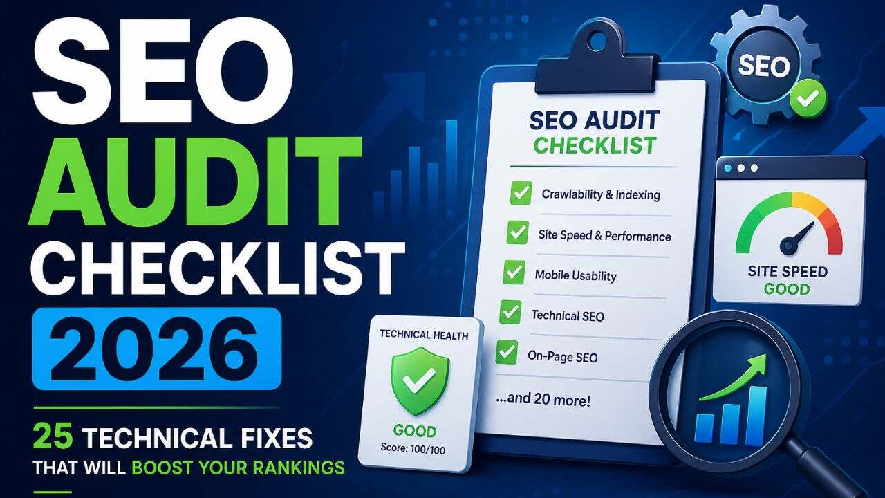 SEO audit checklist 2026