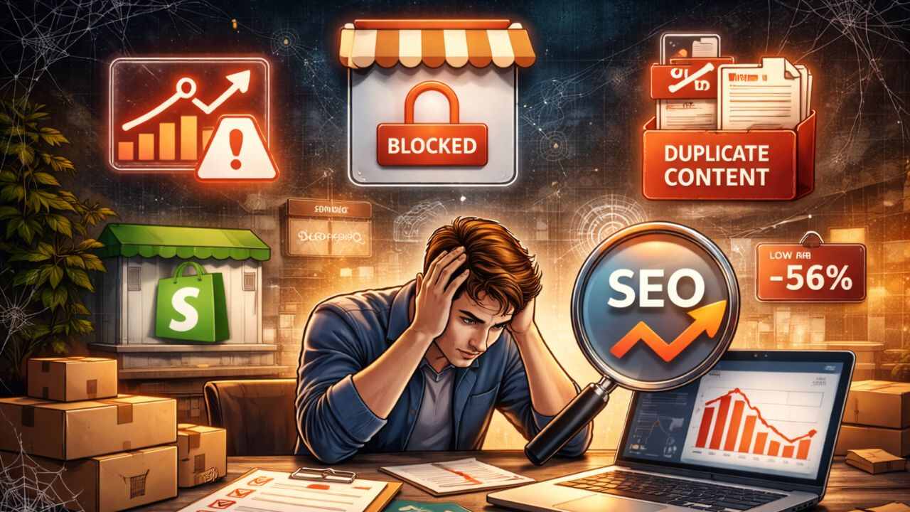 Why Most Shopify Stores Struggle with SEO