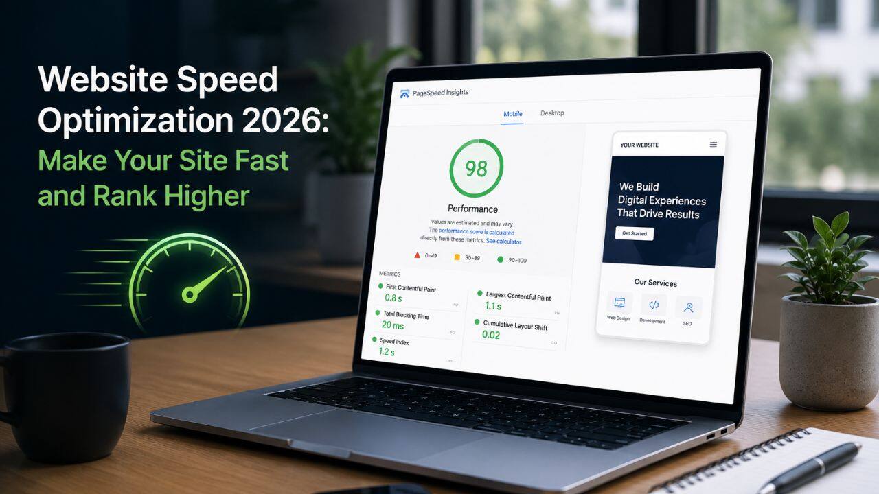 website speed optimization SEO 2026