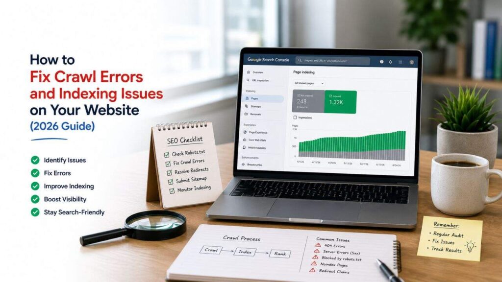 fix crawl errors indexing issues 2026