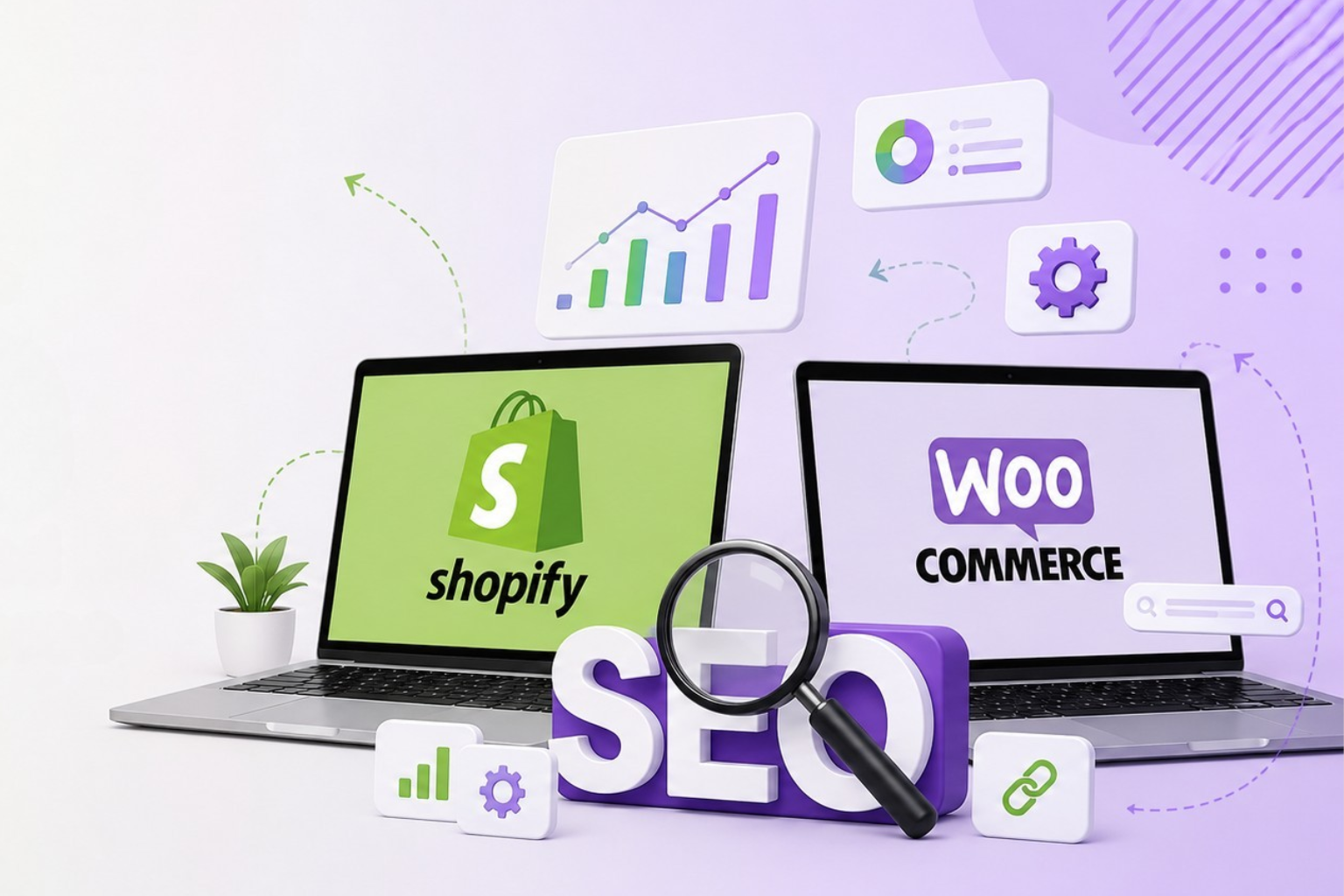 Shopify vs WooCommerce SEO Key difference