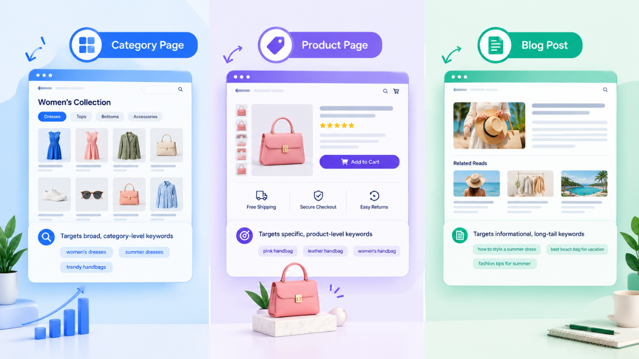 eCommerce category page SEO