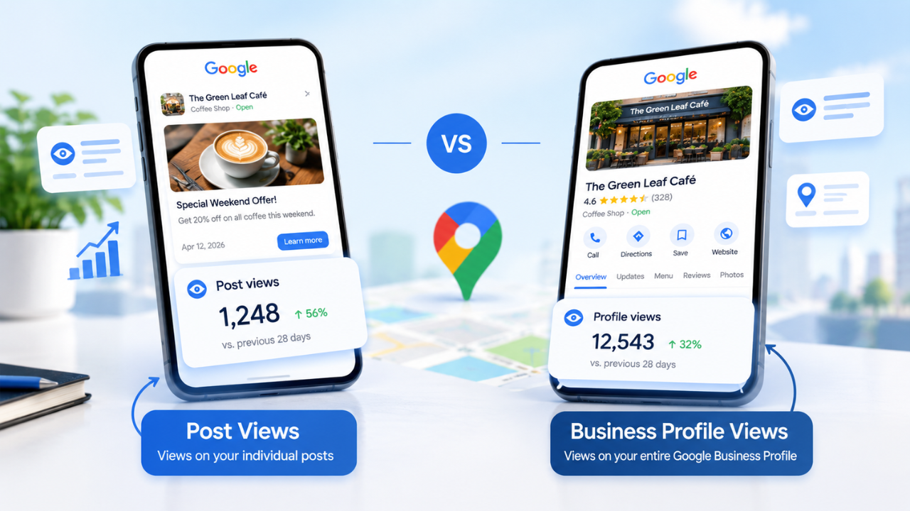 Google Business Profile Post Views