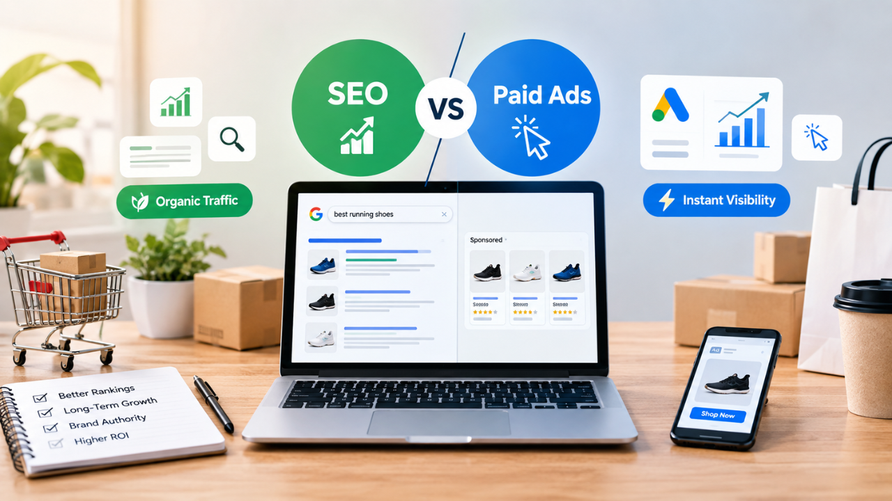 SEO vs Paid Ads for eCommerce