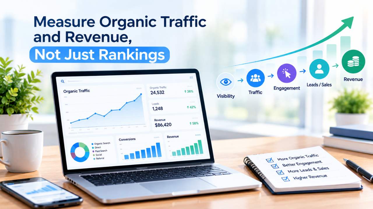 increase organic traffic to an ecommerce website